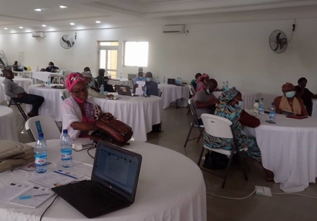 Plenary at the workshop showing seating arrangement of participants-GIZ