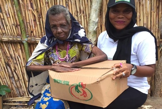 Distribution to the elderly population
